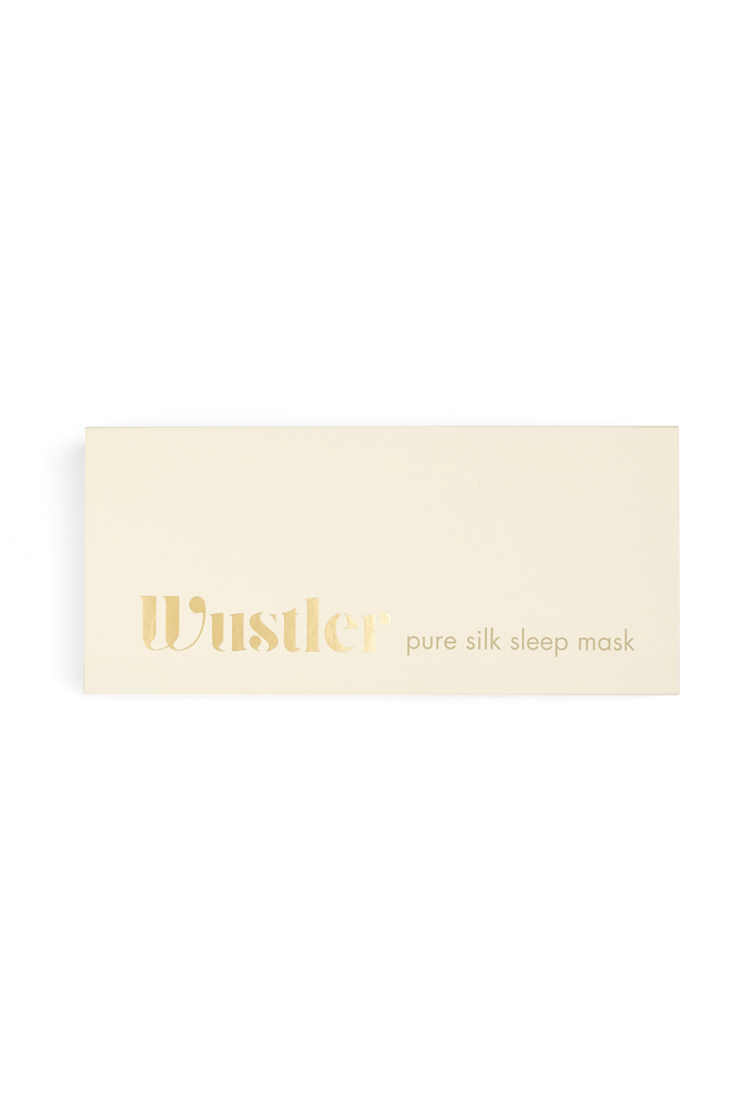 Pure Silk Sleep Mask - Silver