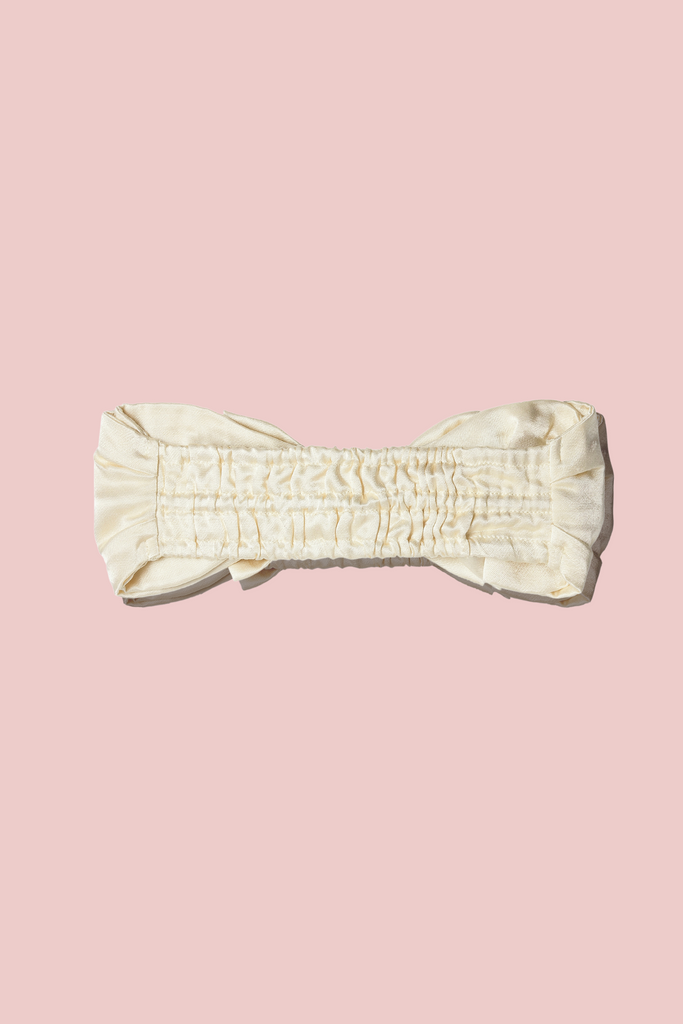 The Ribbon Headband - Ivory Cream