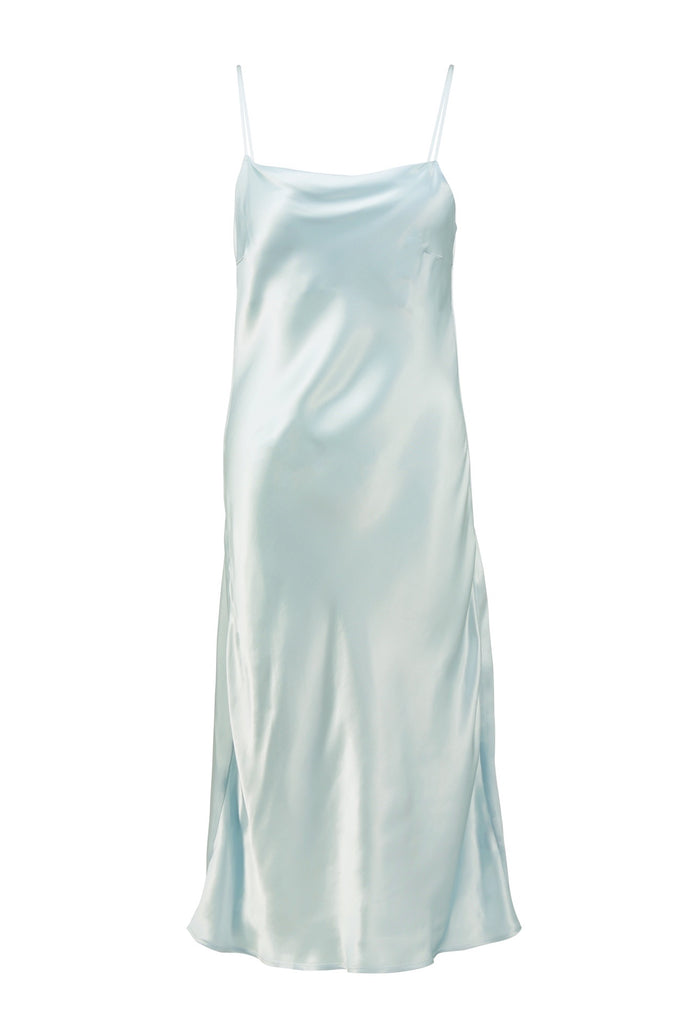 Flaunt Slip Dress - Dusty Blue (New Edition)